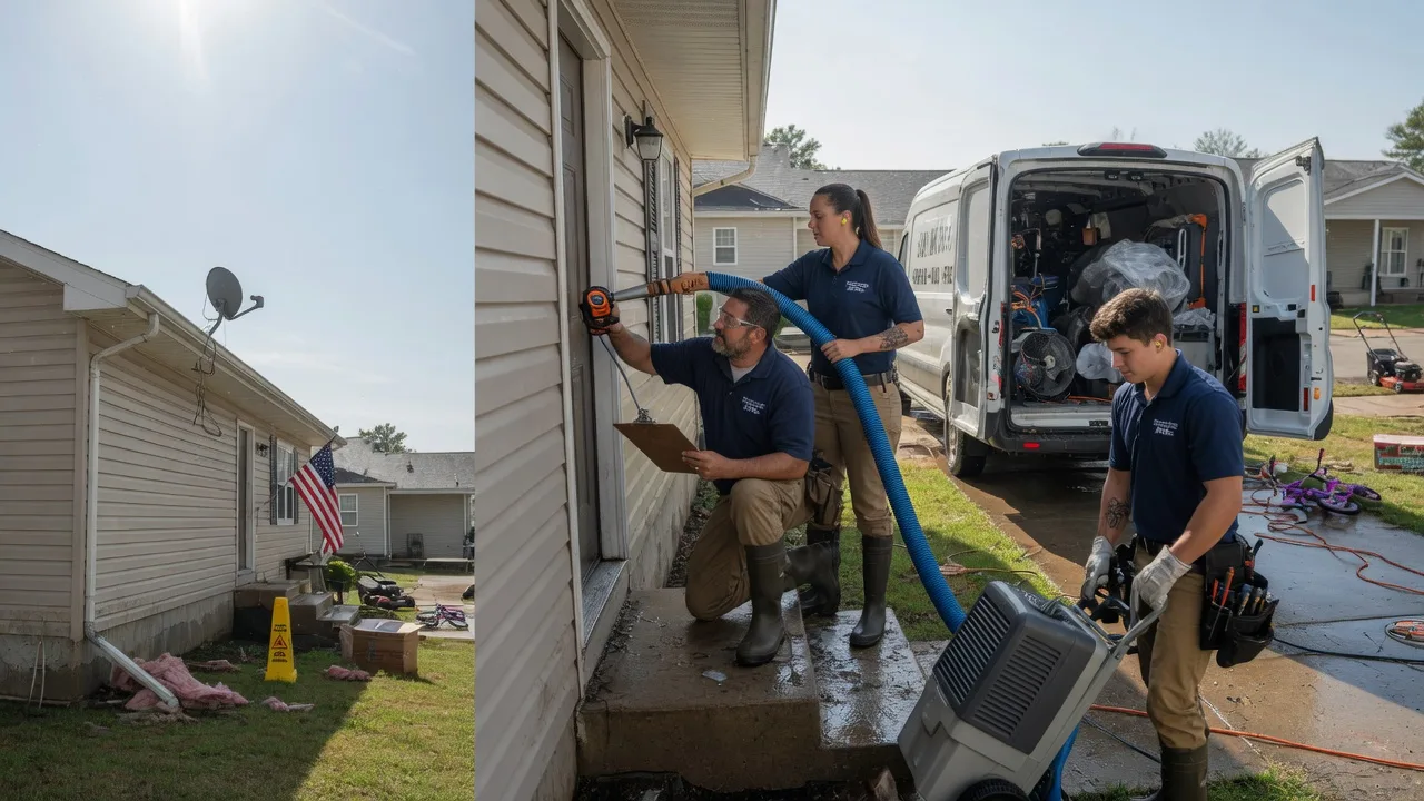 Ceiling Water Damage Restoration in Edinburg, VA near me